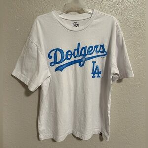 LA Dodgers White Cotton T-Shirt | Size M | NWOT